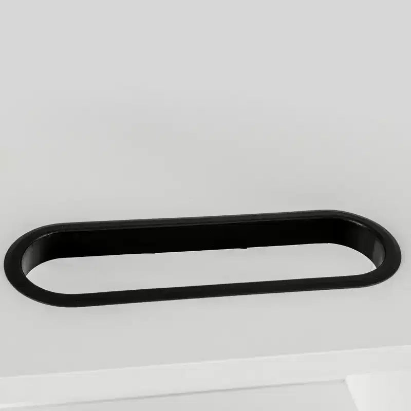 Meuble de salle de bain moderne avec miroir 31,5 po avec fentes pour papier-mouchoir, 2 portes et étagère réglable