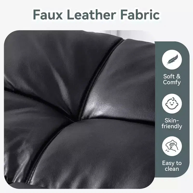 Canapé Futon convertible 180 cm en mousse à mémoire de forme, accoudoirs et dossier réglables, tissu lin - Gris clair