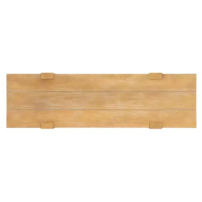 Console rustique en bois avec tiroir dissimulé et prise de courant latérale pour entrées, salons et bureaux à domicile