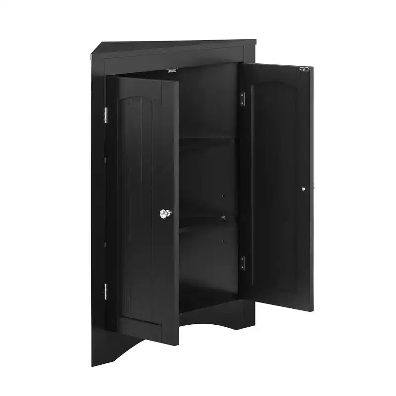 Meuble de Rangement Haut de Salle de Bain avec 2 Tiroirs et Étagères Ouvertes