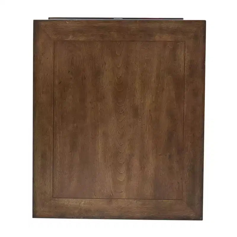 Table de chevet avec tiroir, brun cordovan, bois de bouleau