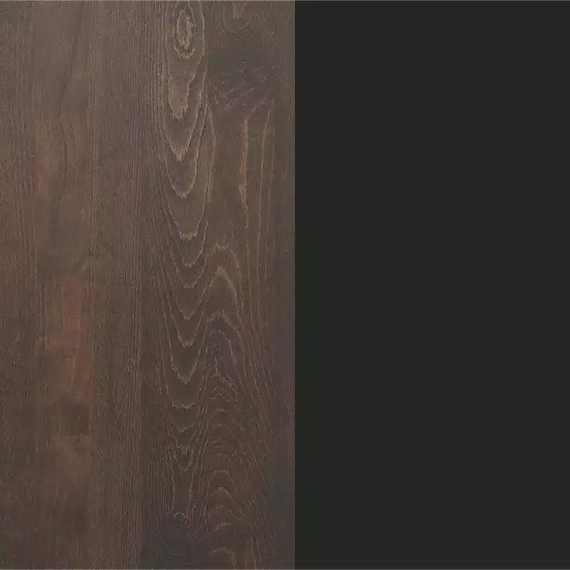 Plateau de table commercial carré en bois massif de 36 po avec piètement en X en fonte résistant à la rouille, hauteur repas