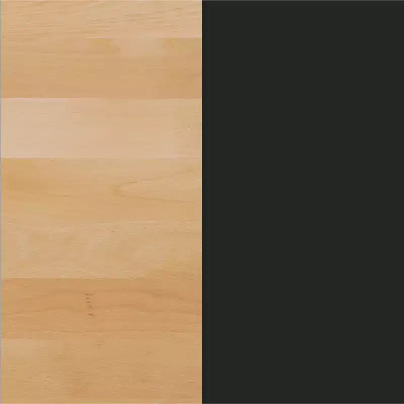 Plateau de table commercial carré en bois massif de 36 po avec piètement en X en fonte résistant à la rouille, hauteur repas