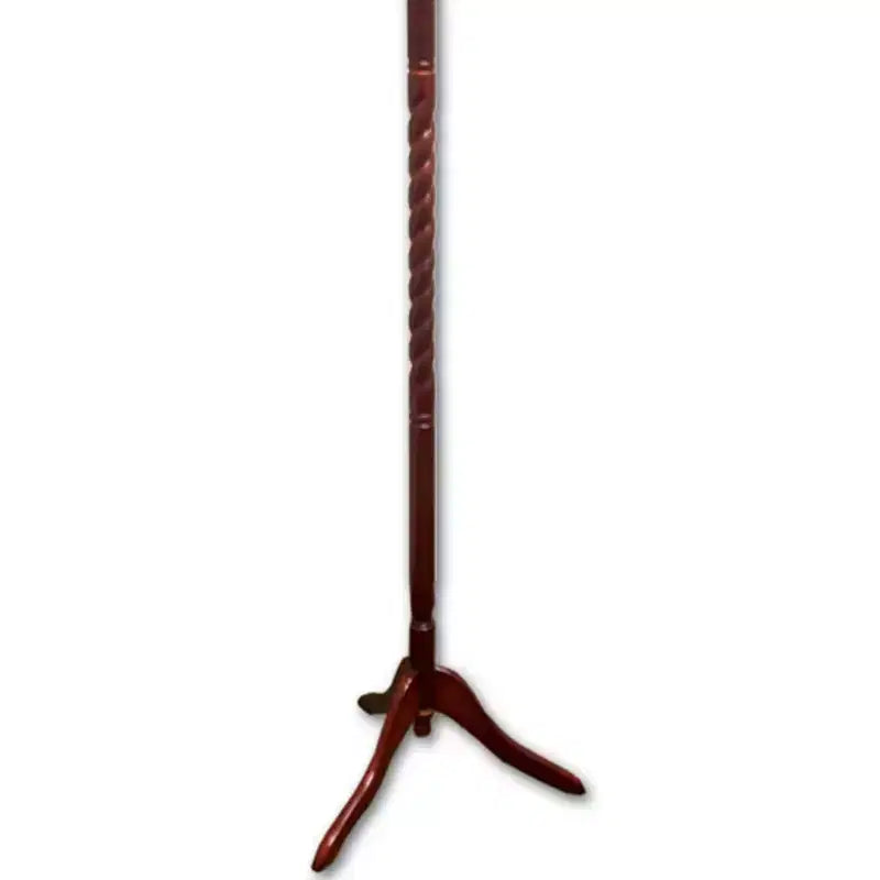 Porte-manteau autoportant Hall Tree de 71,5 po avec 6 crochets, cerisier